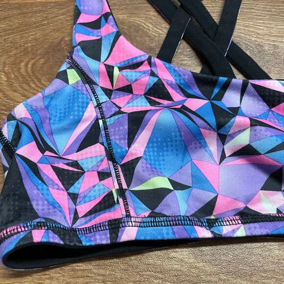 Ivivva Lululemon 2PC Set Girls Athletic Workout Tank Top Sports Bra Size 14 - Picture 8 of 12